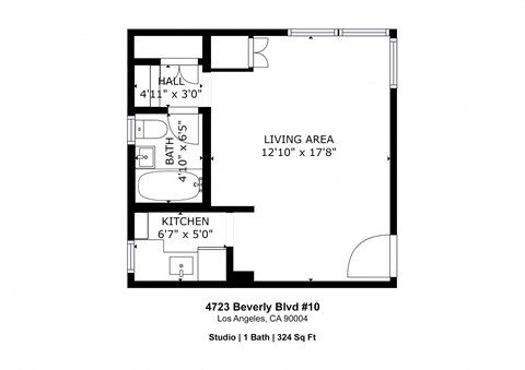 4723 - 4727 Beverly Blvd Studio-1 Bed Apartment for Rent - Photo Gallery 16